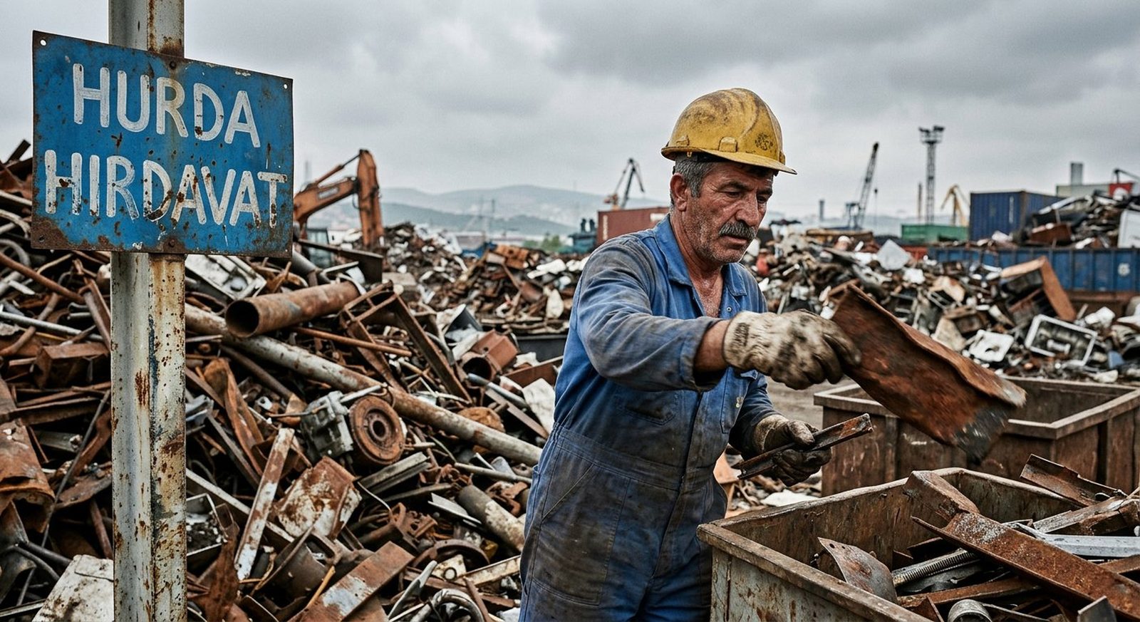 İstanbul Avrupa Yakası Hurdacı saha detayı