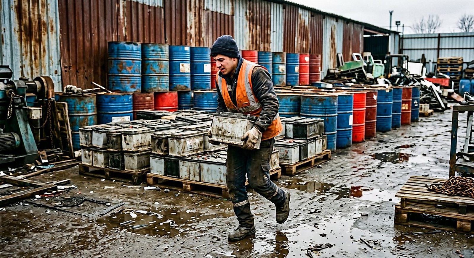 Hurda Alım Hizmetlerimiz saha detayı